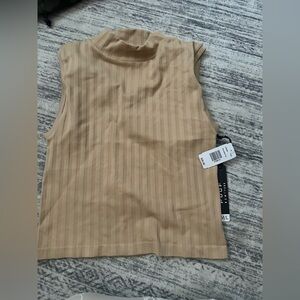 Poof! Women's Tan Sleeveless Top